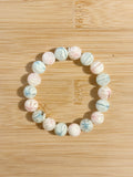Pastel Swirl Marble Beaded Bracelet