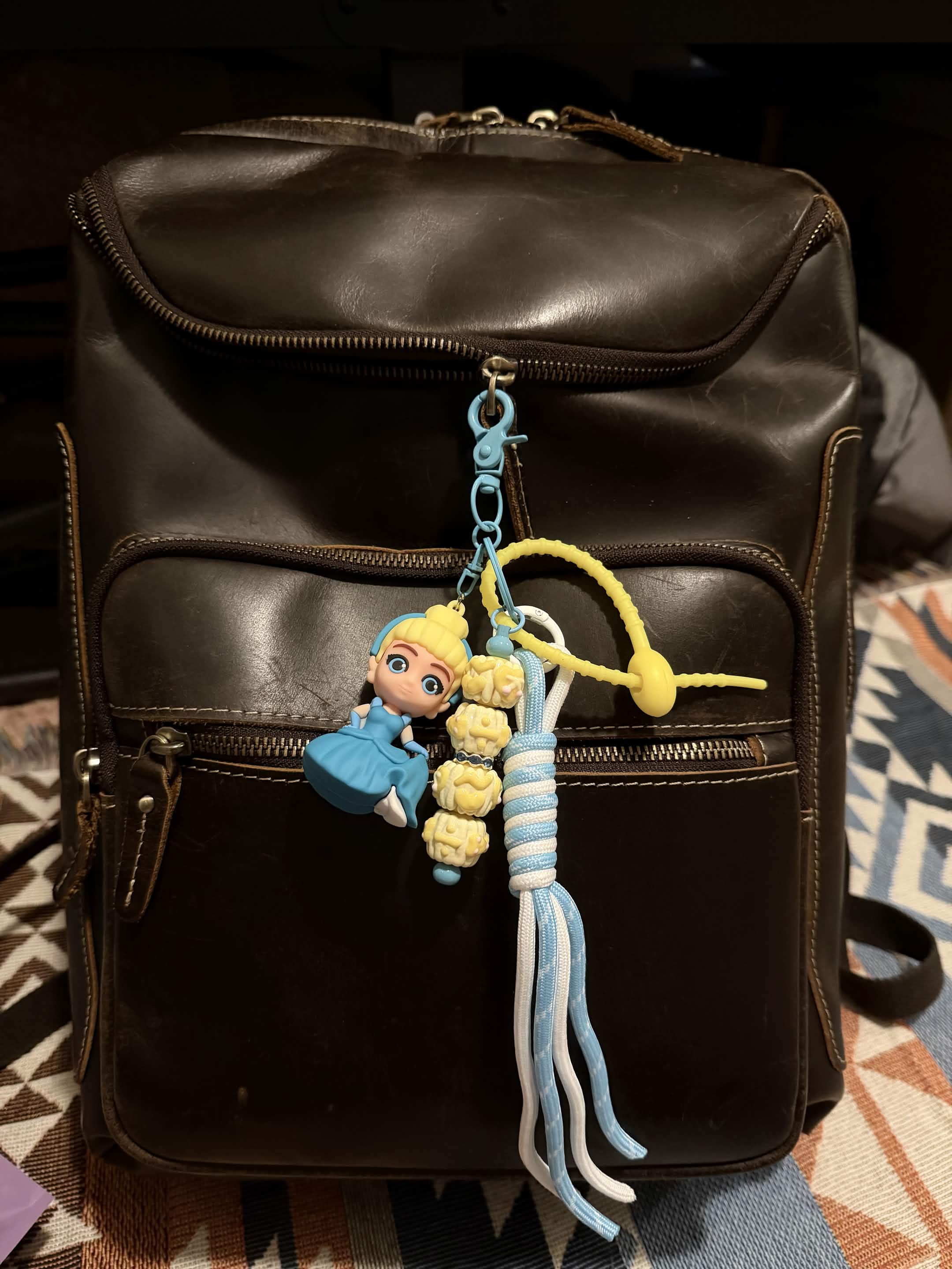 Light Blue/ Yellow Princess Character Charm