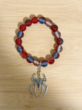 Red/ Blue Spider Bracelet